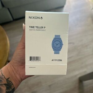 Nixon Time Teller P in Matte Blue